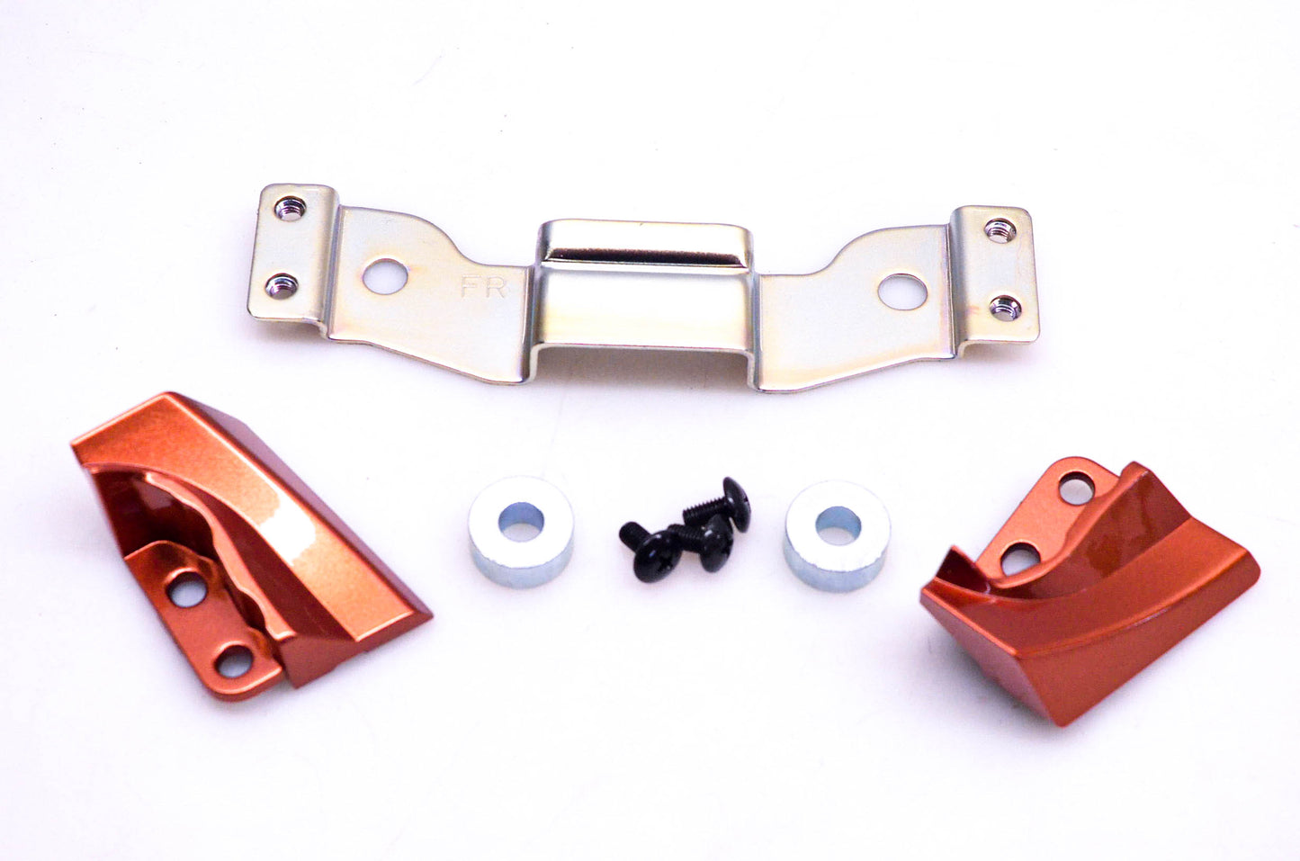 New OEM Suzuki 45500-16863, 45500-16881 Orange Rear Seat Tail Mount Kit NOS