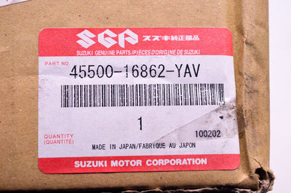 New OEM Suzuki 45500-16862-YAV Orange Seat Tail Box Kit NOS