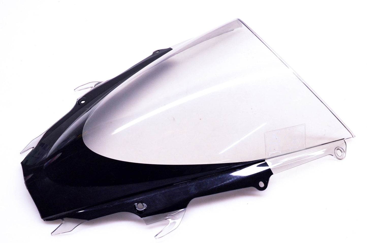 New OEM Triumph 2307713 Clear Windscreen Black Trim NOS