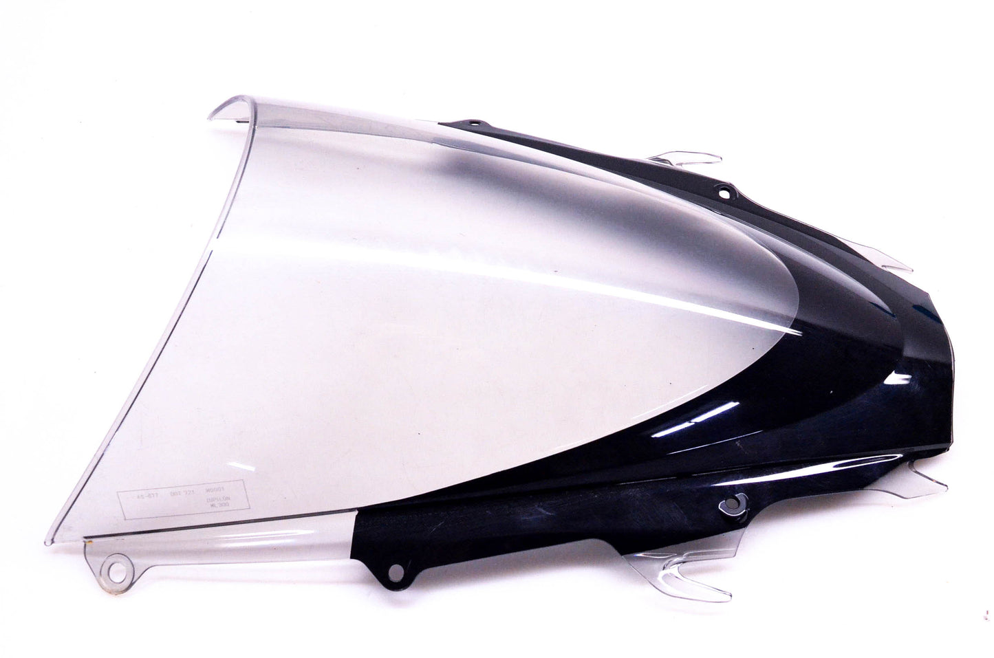 New OEM Triumph 2307713 Clear Windscreen Black Trim NOS