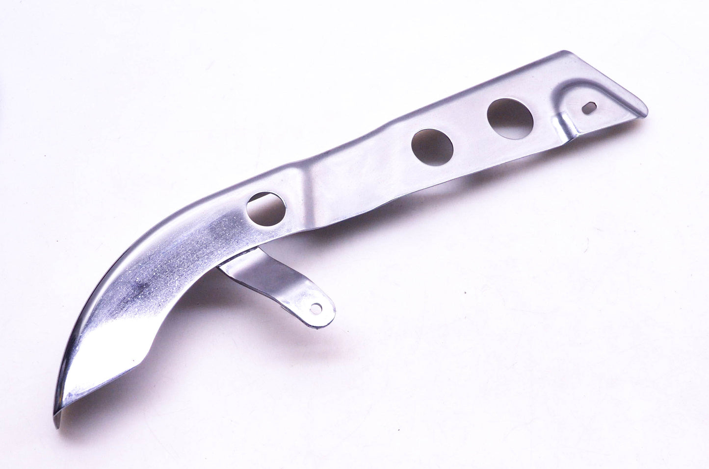 New OEM Triumph A2055008 Silver Chain Guard w/ Speed Holes NOS