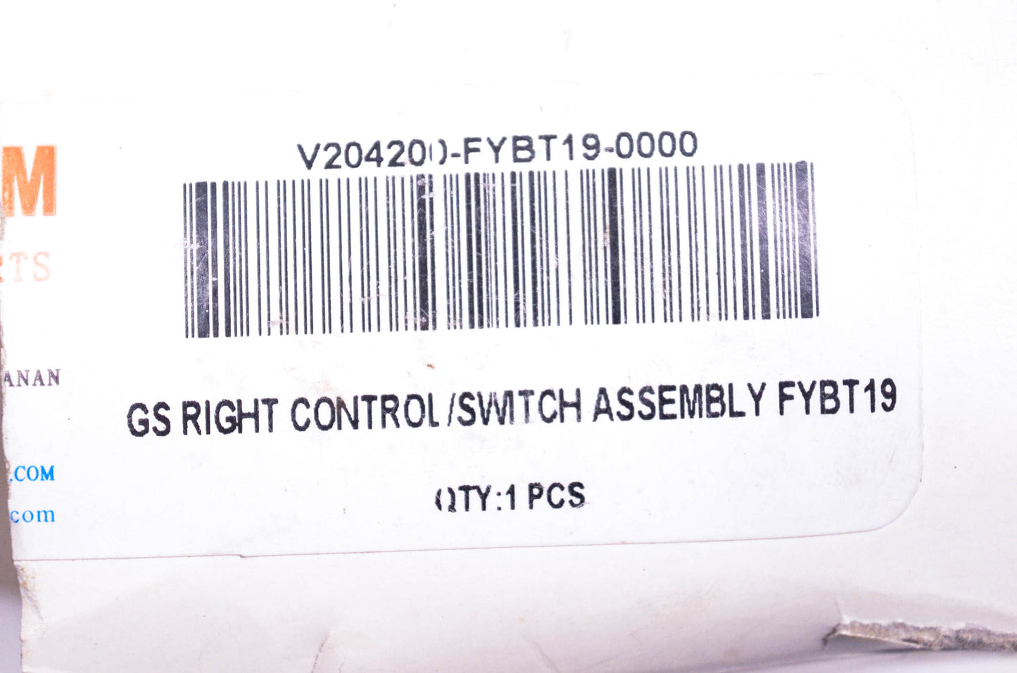 Guangzhou Panyu Huanan Motors Group V204200-FYBT19-0000 FYBT19 GS Right Control Switch Assembly