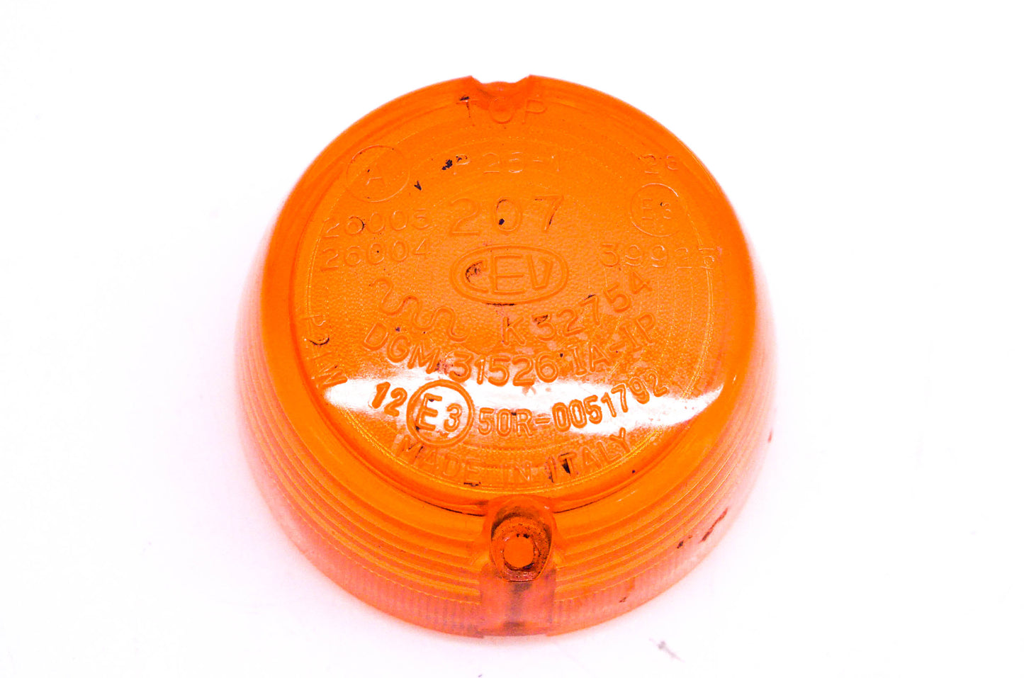 CEV 207, K32754, DGM31526 IA-IP Amber Turn Signal Lens