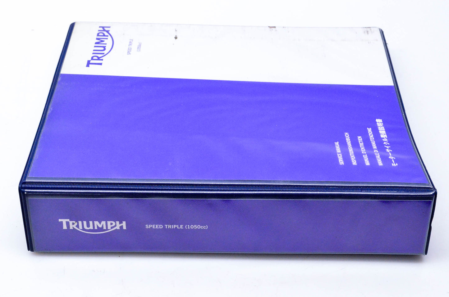 OEM Triumph T3856080 Speed Triple 1050cc Service Manual