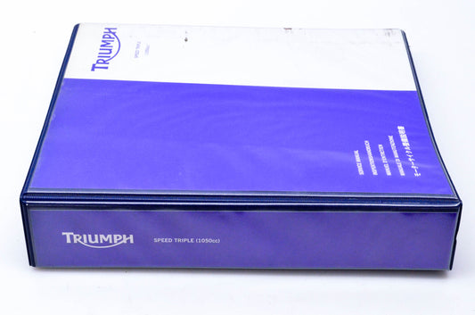 OEM Triumph T3856080 Speed Triple 1050cc Service Manual