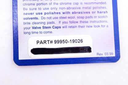 New OEM Suzuki 99950-19026 Valve Stem Caps Qty 2 NOS