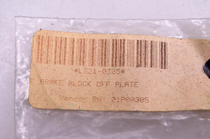 Lone Star Racing LS21-0305, 21P00305 E Brake Block Off Plate NOS