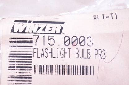 Winzer 715.0003 PR3 Flashlight Bulbs Qty 2 NOS