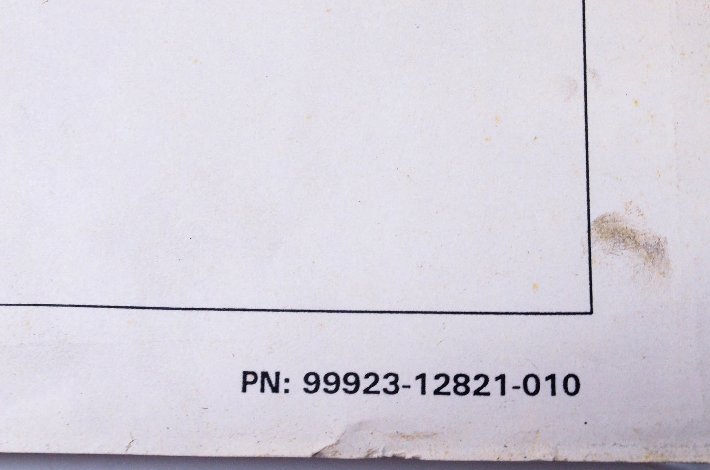 OEM Suzuki 99923-12821-010 4-Stroke Motorcycle Service Bulletin