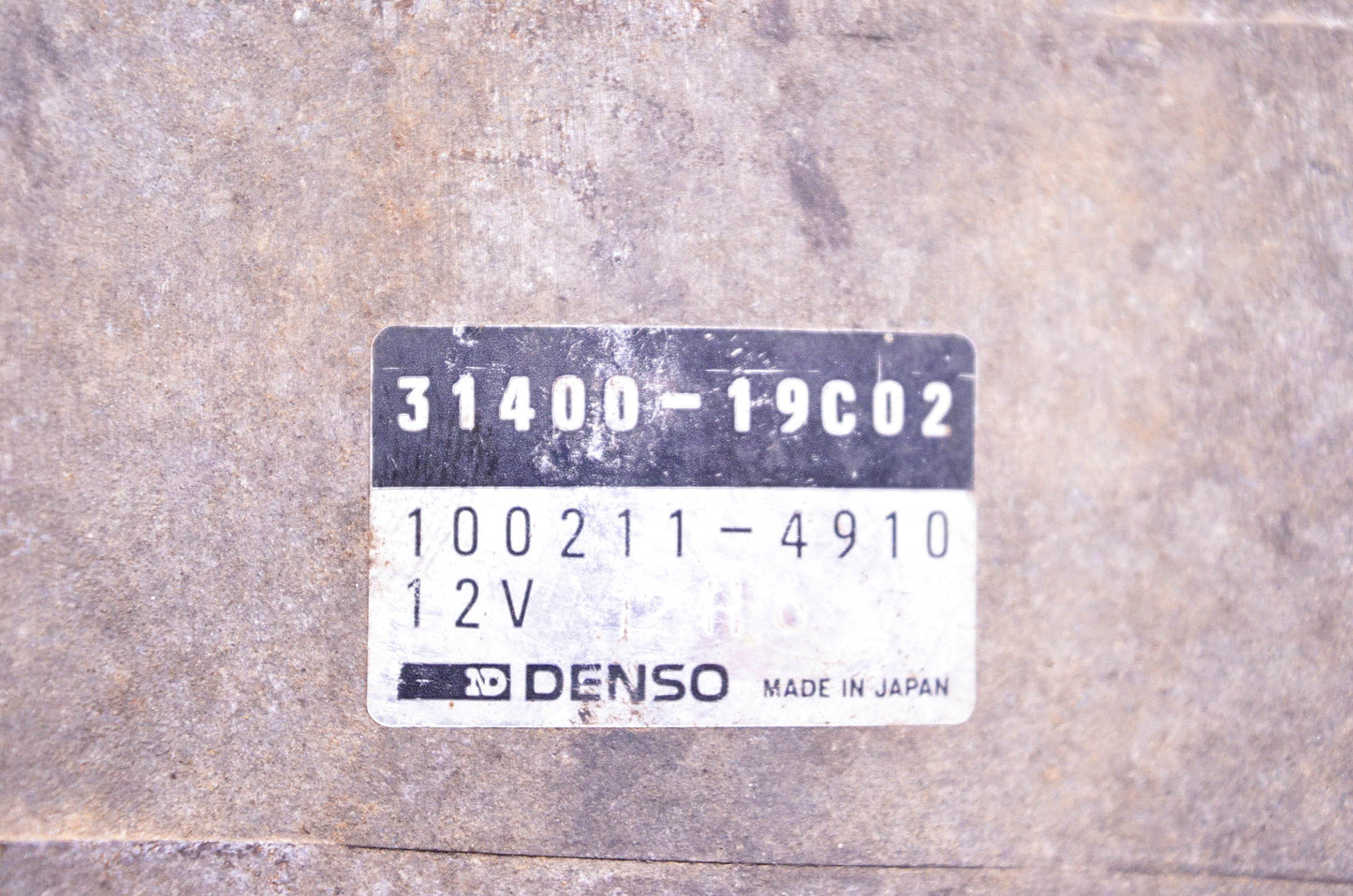 NipponDenso 31400-19C02, 10021-4910 Alternator Motor