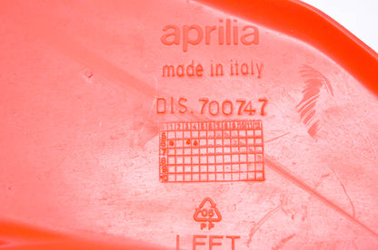 Aprilia 700747 Red Left Side Panel Cowling
