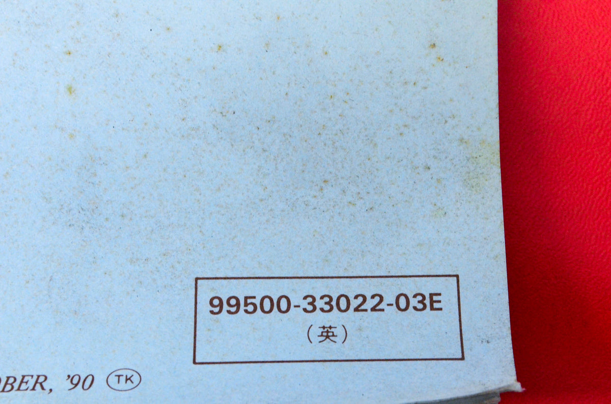 OEM Suzuki 99500-33022-03E GSF400 Bandit Service Manual