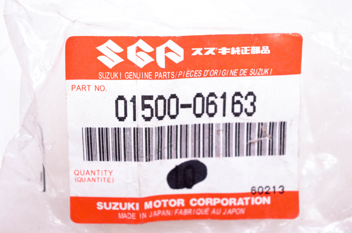 New OEM Suzuki 01500-06163 Bolt NOS