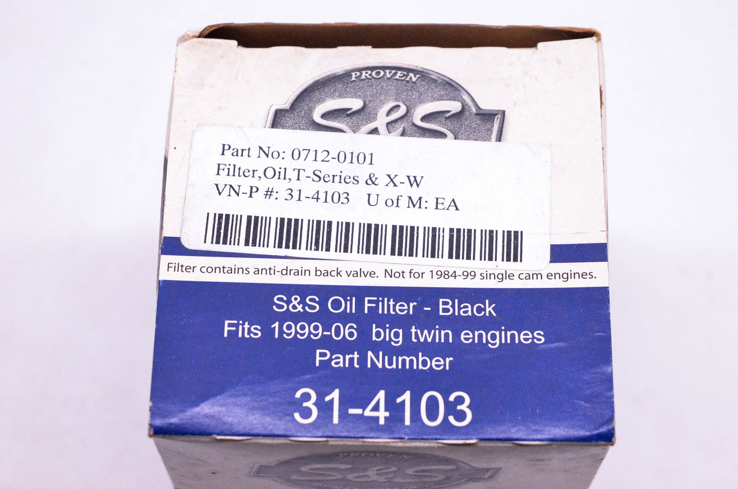 S&S 31-4103, 0712-0101 Oil Filter NOS