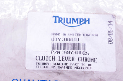 New OEM Triumph A9730025 Chrome Clutch Lever NOS