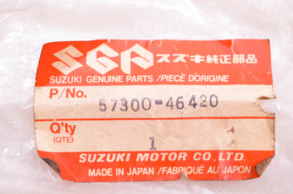 New OEM Suzuki 57300-46420 Brake Lever Mount Bracket Assembly NOS