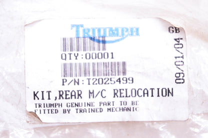 New OEM Triumph T2025499 Rear Master Cylinder Relocation Kit NOS