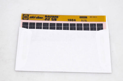 SkiDoo 480118301 Safari SS 25 1984 Microfiche