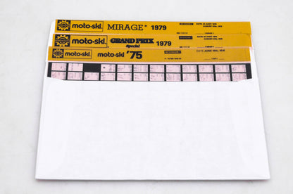 Bombardier 480111101, 480110701, 480104600 Lot of 3 Microfiches Grand Prix Special 1979 Mirage 1979 MotoSki 1975