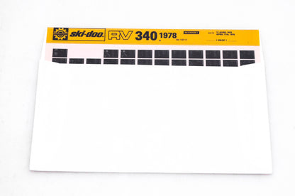 Aftermarket 480108701 Microfiche RV 340 1978 NOS