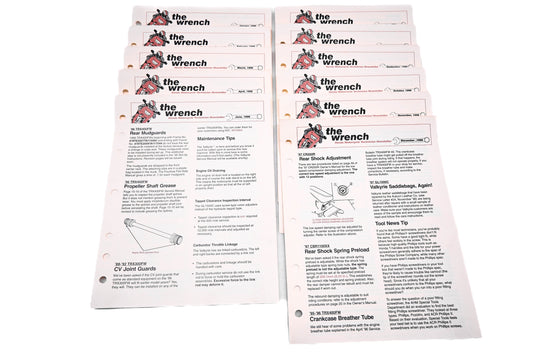 OEM Honda The Wrench Service Technician 1996 Issues