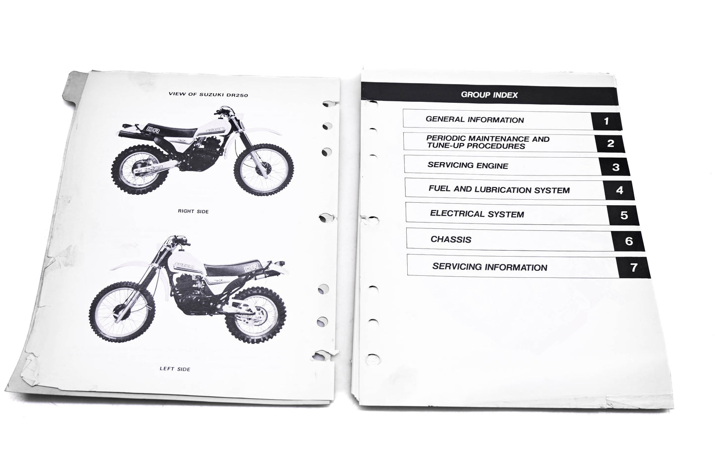 OEM Suzuki 99500-42000-03E DR250 1982 Service Manual