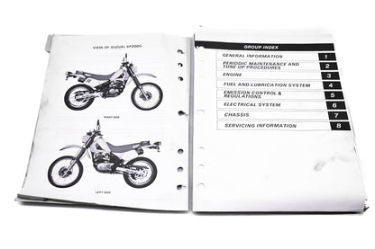OEM Suzuki 99500-41070-03E SP200 1985 Service Manual