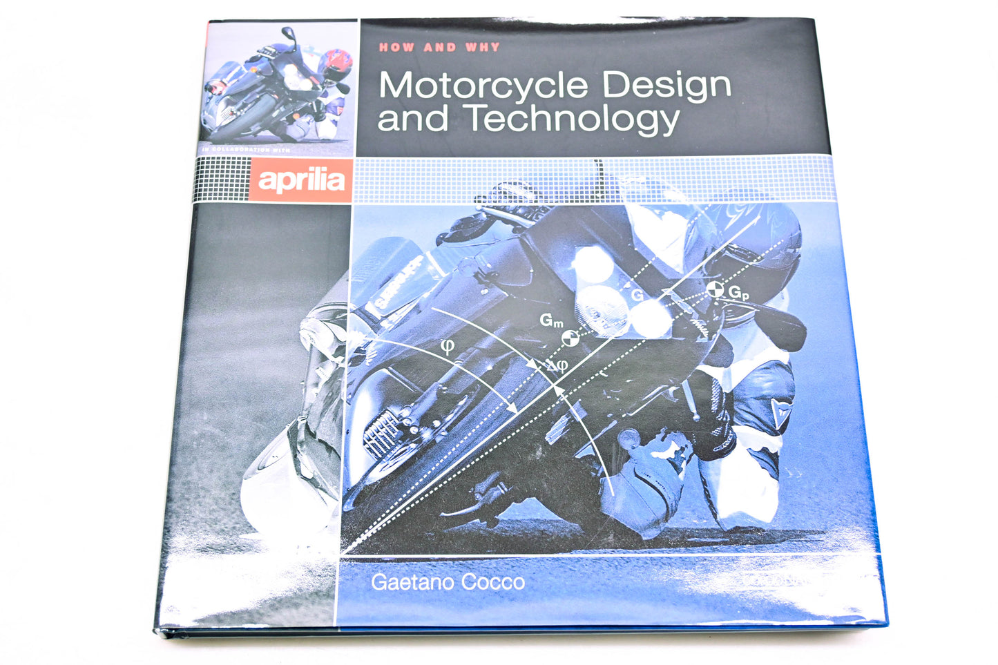 Aprilia ISBN 88-7911-189-2 Motorcycle Design & Technology Hardcover Book NOS