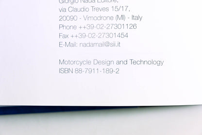 Aprilia ISBN 88-7911-189-2 Motorcycle Design & Technology Hardcover Book NOS