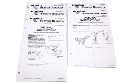 OEM Honda Lot of 7 Service Bulletins 1987
