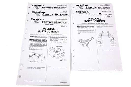 OEM Honda Lot of 7 Service Bulletins 1987