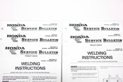 OEM Honda Lot of 7 Service Bulletins 1987