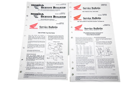 OEM Honda Lot of 6 Service Bulletins 1990, 91, 94, 96, 98