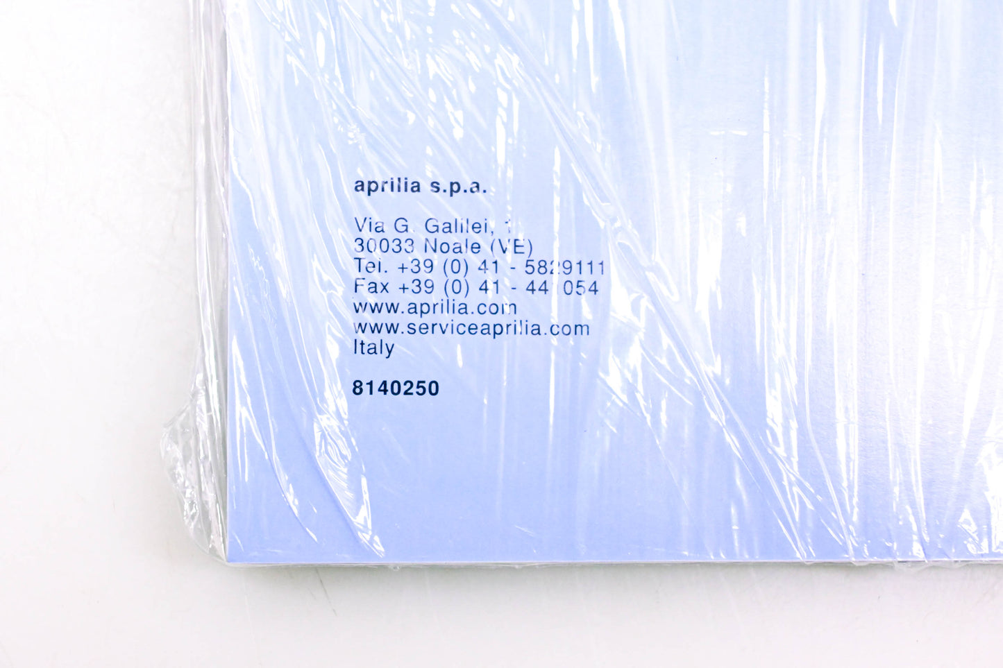 Aprilia 979X, 8140250 RS50 Workshop Manual NOS