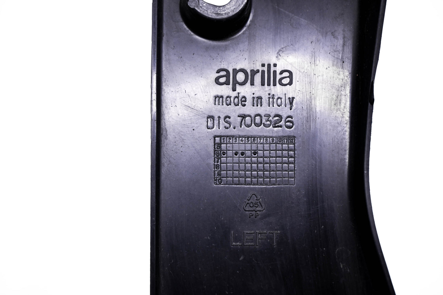 Aprilia 700326 Black Left Side Fairing