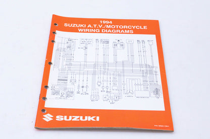 OEM Suzuki 99923-13941 1994 ATV Motorcycle Wiring Diagrams