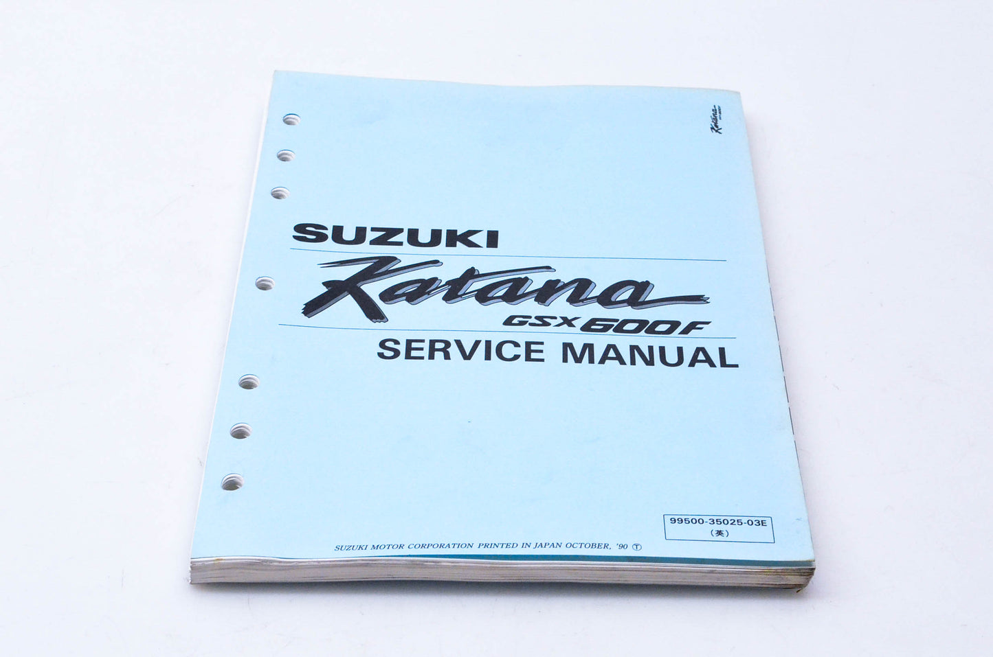 OEM Suzuki 99500-35025-03E Katana GSX 600F Service Manual