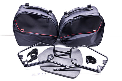 Aprilia AP8792153 Black Saddlebag Kit NOS