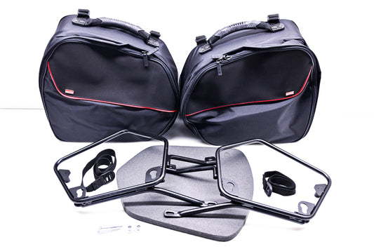 Aprilia AP8792153 Black Saddlebag Kit NOS