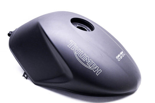 New OEM Triumph T2401042-PS Matte Black Fuel Tank NOS