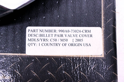 New OEM Suzuki 990A0-73024-CRM Billet Valve Cover NOS