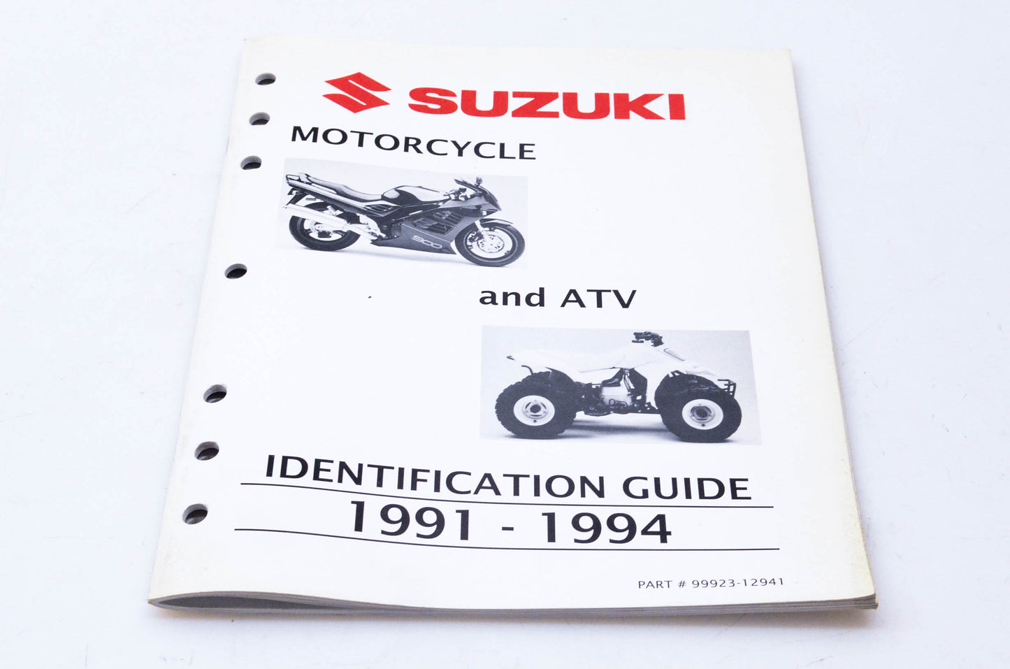 OEM Suzuki 99923-12941 1991-1994 Suzuki Identification Guide