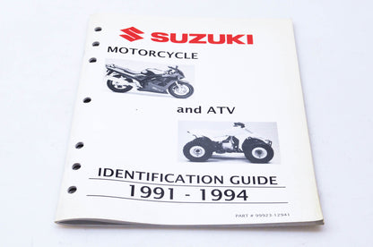 OEM Suzuki 99923-12941 1991-1994 Suzuki Identification Guide