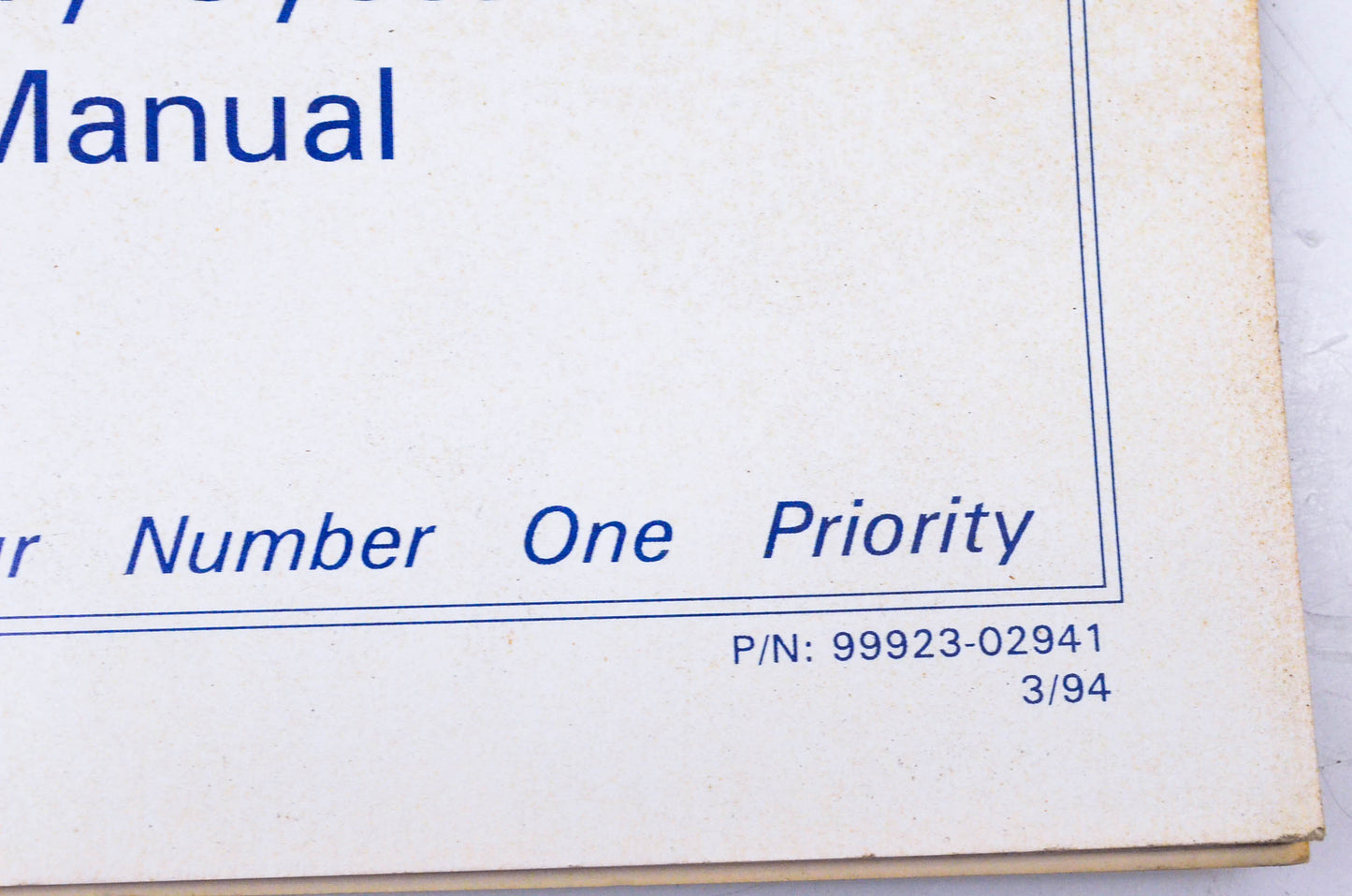 OEM Suzuki 99923-02941 Suzuki Delivery System Training Manual
