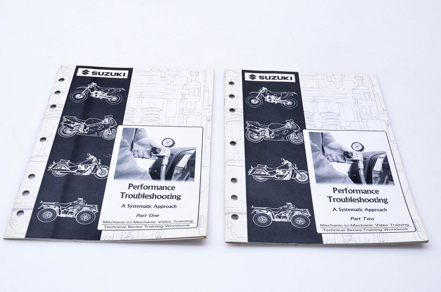 OEM Suzuki 99923-10021-03W, 99923-10022-03W Suzuki Performance Trouble Shooting Manuals 1&2
