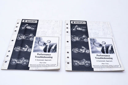 OEM Suzuki 99923-10021-03W, 99923-10022-03W Suzuki Performance Trouble Shooting Manuals 1&2