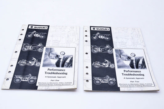 OEM Suzuki 99923-10021-03W, 99923-10022-03W Suzuki Performance Trouble Shooting Manuals 1&2