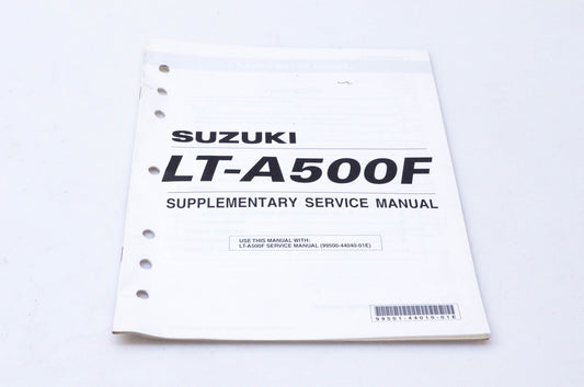 OEM Suzuki 99501-44010-01E LT-A500F Supplementary Service Manual
