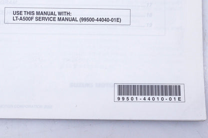 OEM Suzuki 99501-44010-01E LT-A500F Supplementary Service Manual