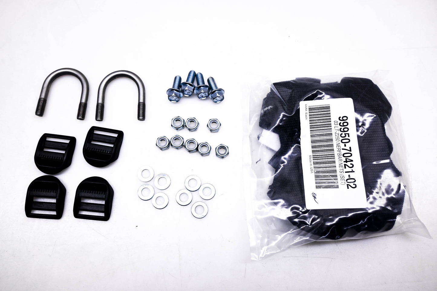 New OEM Suzuki 99950-70421 Aluminum Nerf Bar Kit NOS